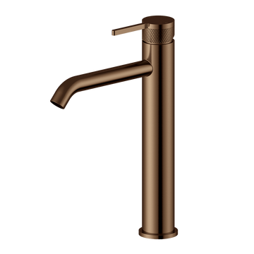 Pioneer Forge Tall Basin Mixer, 278mm - Brushed Bronze