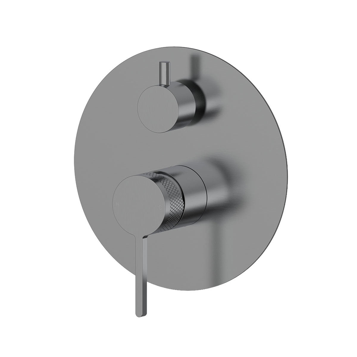 Pioneer Forge Shower Divert Mixer - Gunmetal