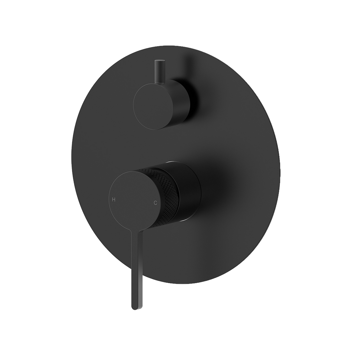Pioneer Forge Shower Divert Mixer - Matte Black