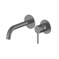 Pioneer Forge Wall Mount Basin Mixer - Gunmetal