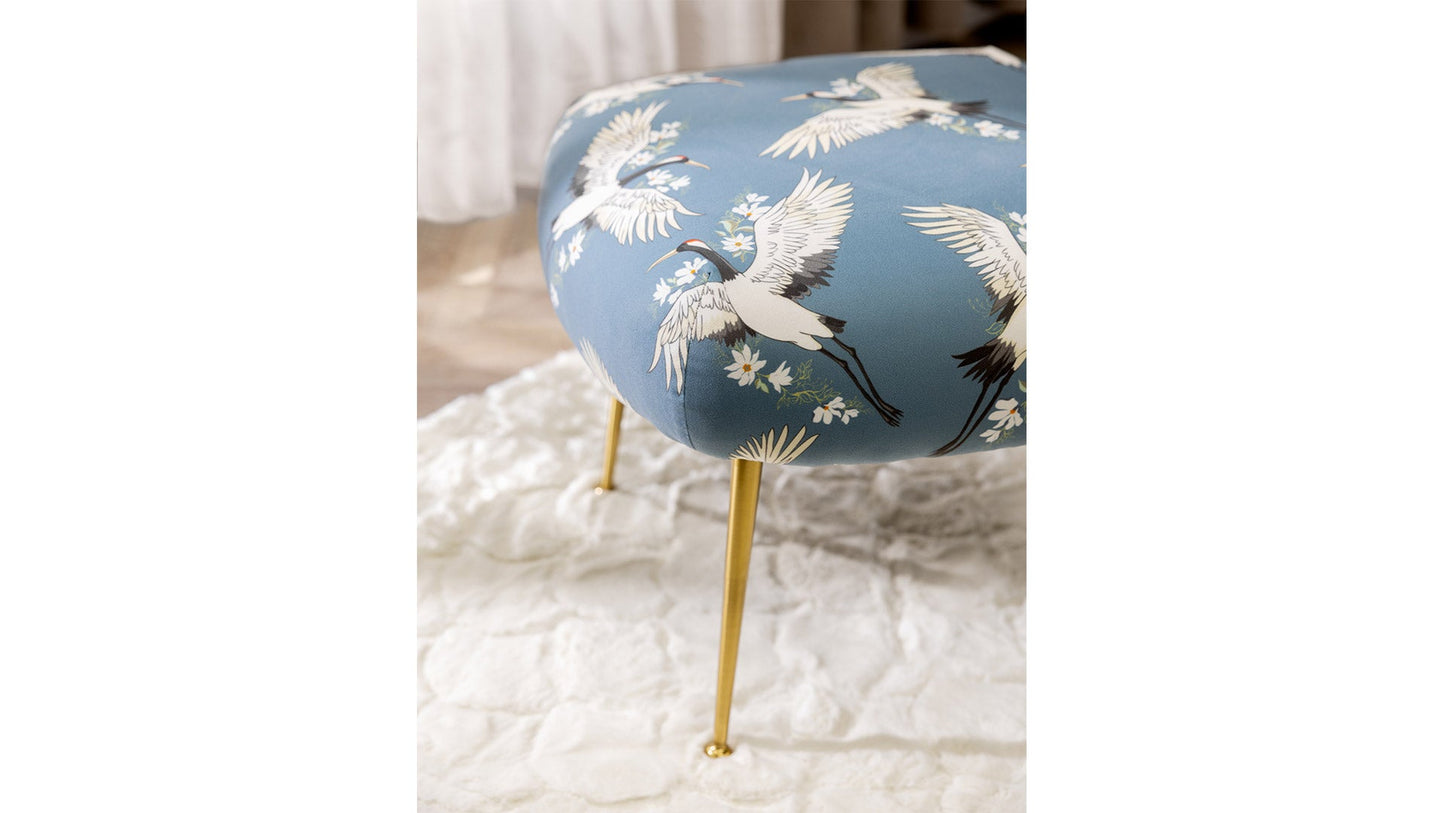 Cloe Flower print chair only