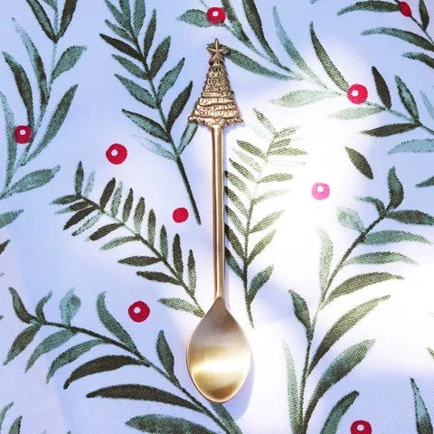 Christmas tree Tea spoon