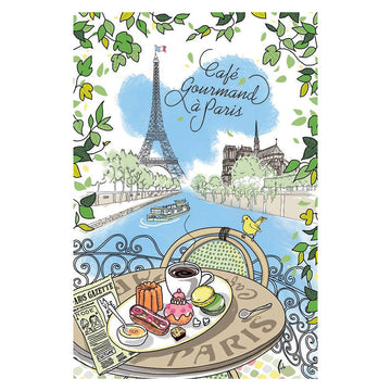 Tea Towel Café Paris