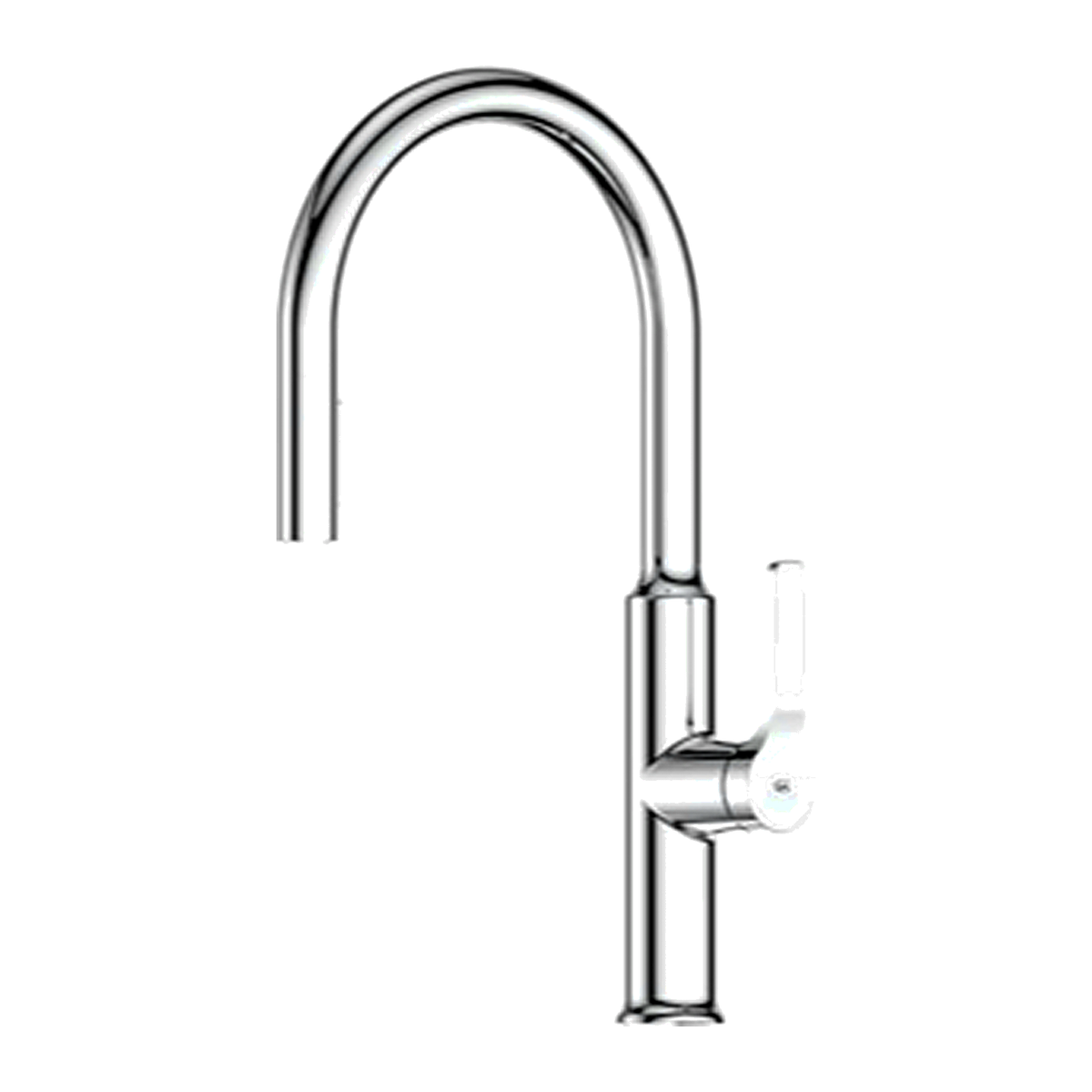 Craft Pulldown Kitchen Mixer with Prep Spout - Chrome