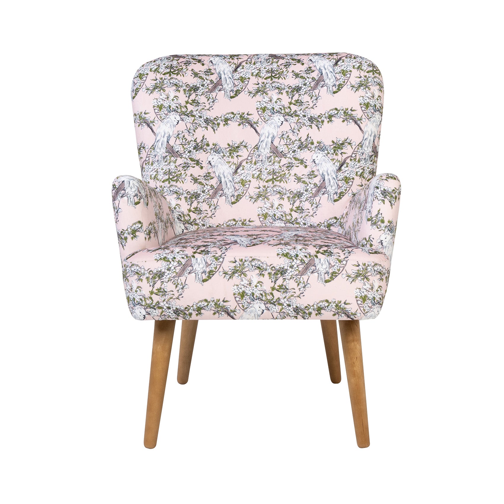 Noja velvet Arm Chair Pupuga