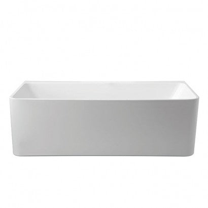 Otto Back to Wall Bath 1700x750x600mm - White
