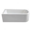 Otto Corner Bath 1650x750x560mm Left - White