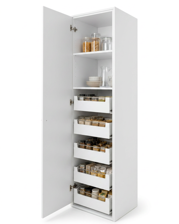 Flat-Pack 600mm Tall Pantry Cabinet