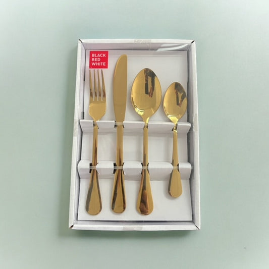 24 piece Cutlary set in Gold finish