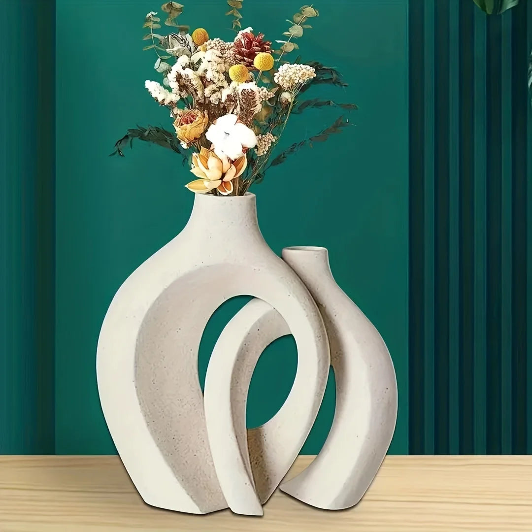 Twisted Vase white