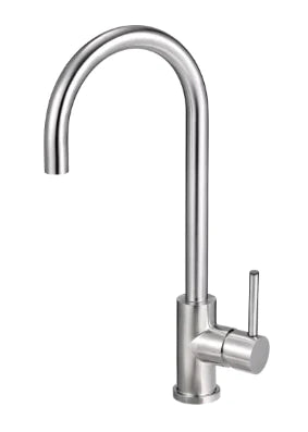 Mercer SS Goose neck mixer AM021.  Stainless finish