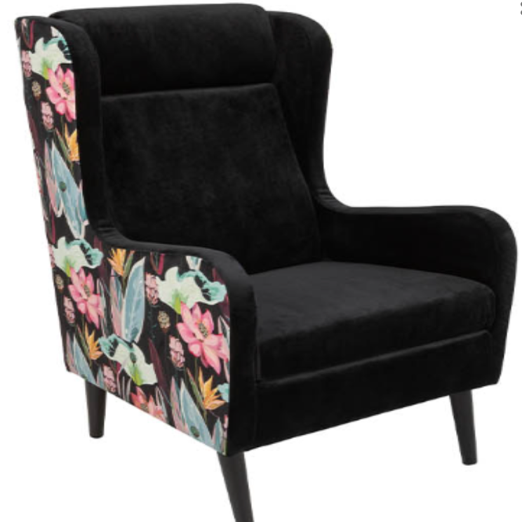 Geta print chair - Lotus