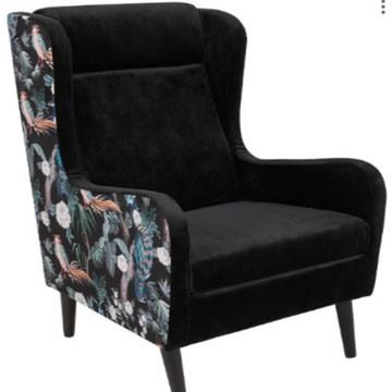 Geta print chair - Birds