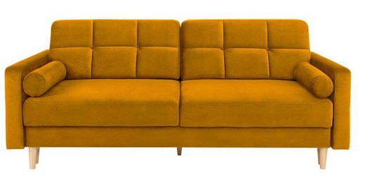 Noret Sofa bed - Mustard yellow