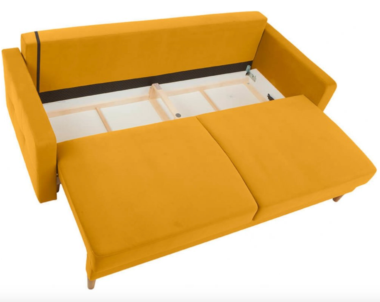 Noret Sofa bed - Mustard yellow