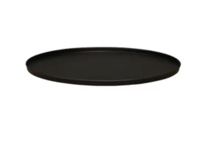 Studio Round Ottoman - Tray Black