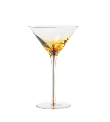 BROSTE  Amber Martini Glass