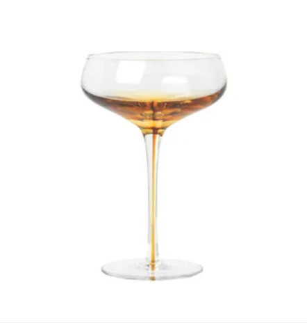 BROSTE  Amber Cocktail glass