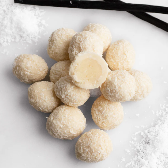 Christmas Coconut Snowballs