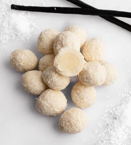 Christmas Coconut Snowballs