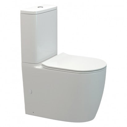 Uno Overheight CC BTW Toilet Suite - White