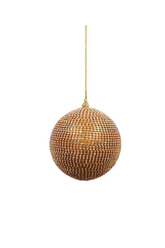 Majestic Hanging Crystal Ball - Golden