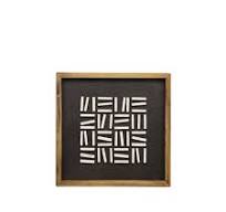 Alto  Wall art  Small black white grid