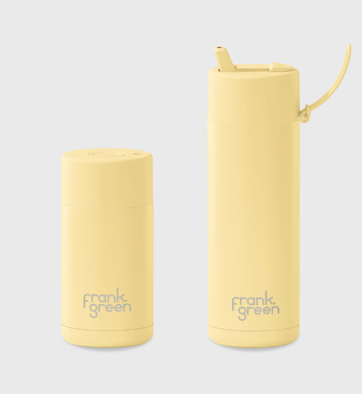 Frank Green Essencials set 595ml  and 355ml Butter Milk