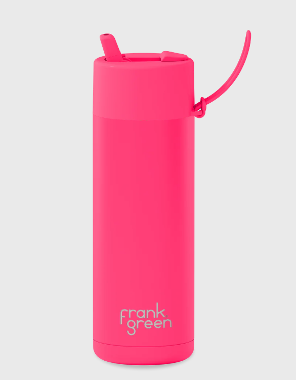 Frank Green Bottle 595ml   Neon Pink