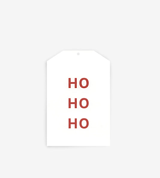 Gift tag  Ho Ho Ho