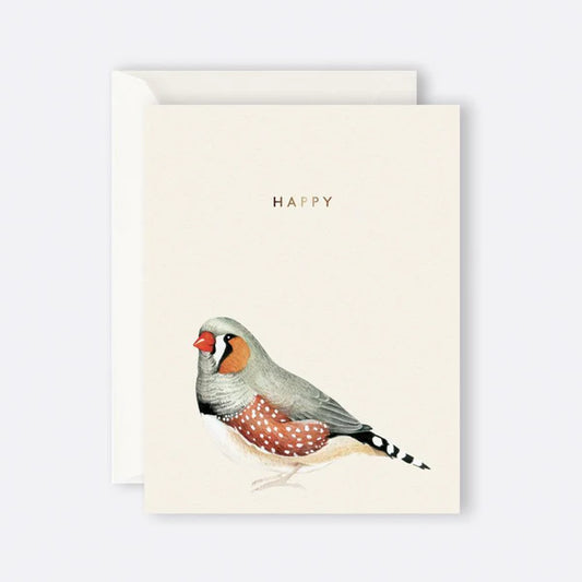 Father Rabbit Card  - Happy Bird