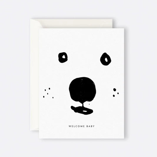 Father Rabbit Card  - Welcome Baby Bear