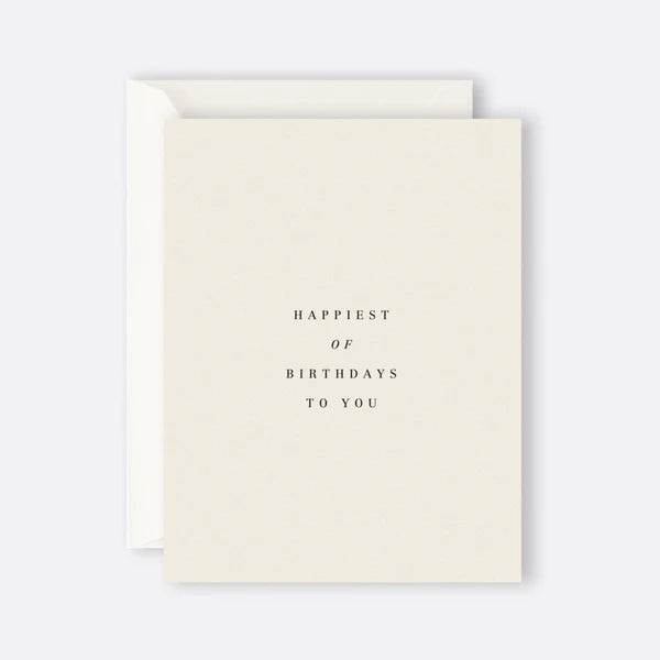 Father Rabbit Card  - Happiest Of Birthdays