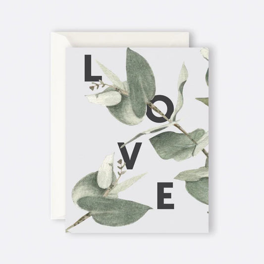 Father Rabbit Card  - Eucalyptus Love