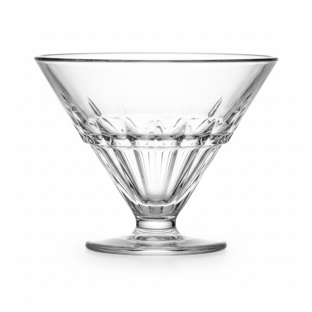 Create a high-resolution, studio-quality image of the Excelsior Coupe 350ml set against a clean, minimalist white background. Use softbox lighting from the top-left to evenly illuminate the smooth, glossy ceramic surface, highlighting its sleek, elegant cu