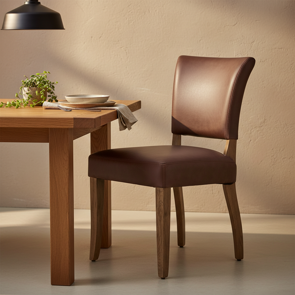 Crane Leather Dining Chair