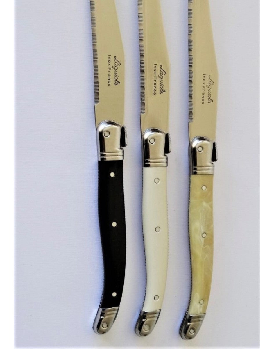 Laguiole Steak Knifes Black- Set 6