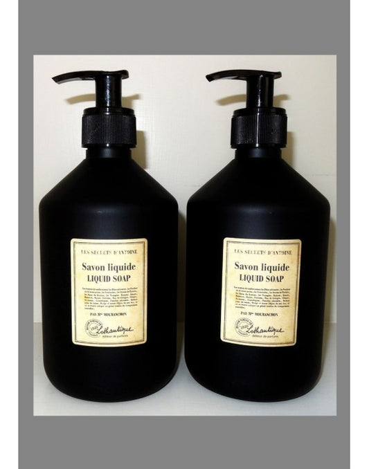 Lothantique Black Liquid soap Pump Bottle