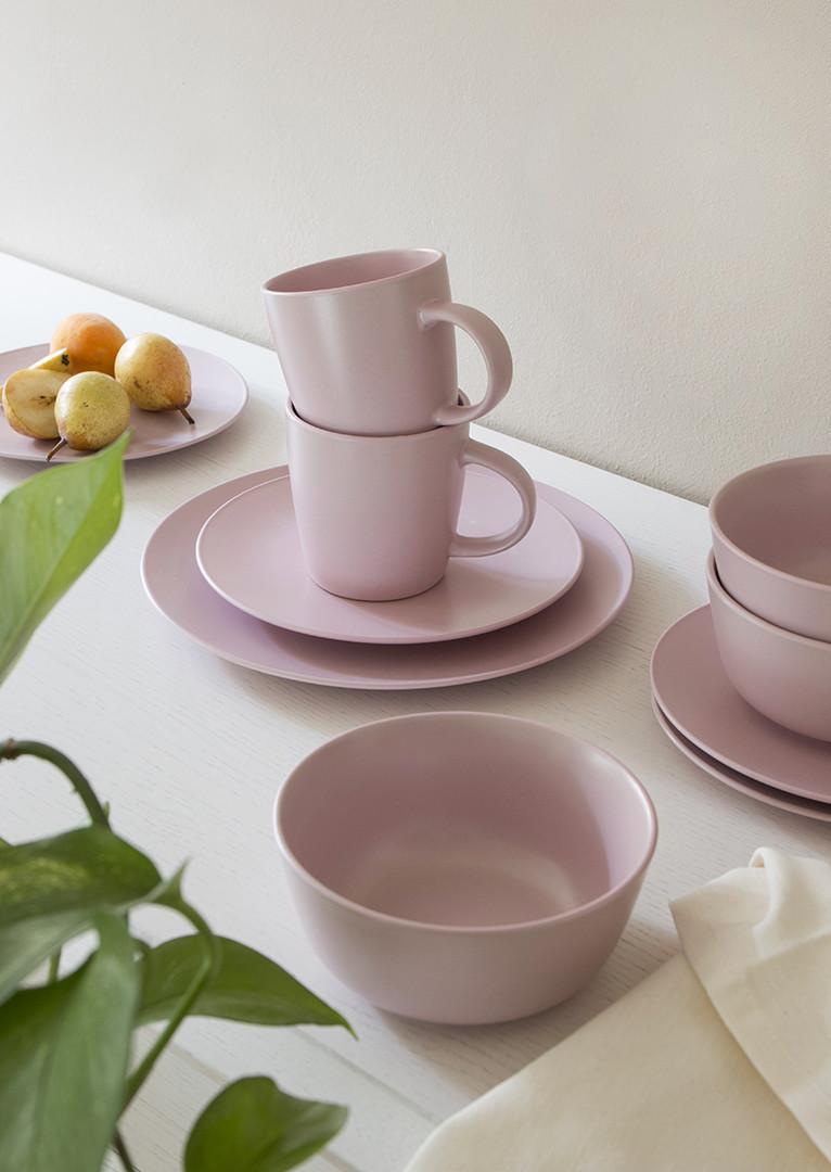 Pop Pink dinner set 16 piece