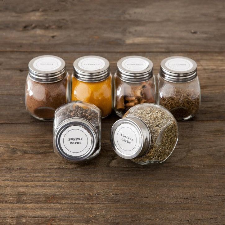 Glass Spice Jars