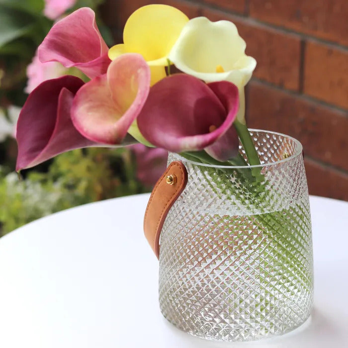 Quilted Vase / Hurricane Lamp