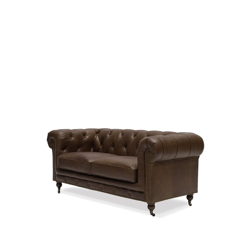 Stanhope Chesterfield 2 seater Sofa- Nutmeg