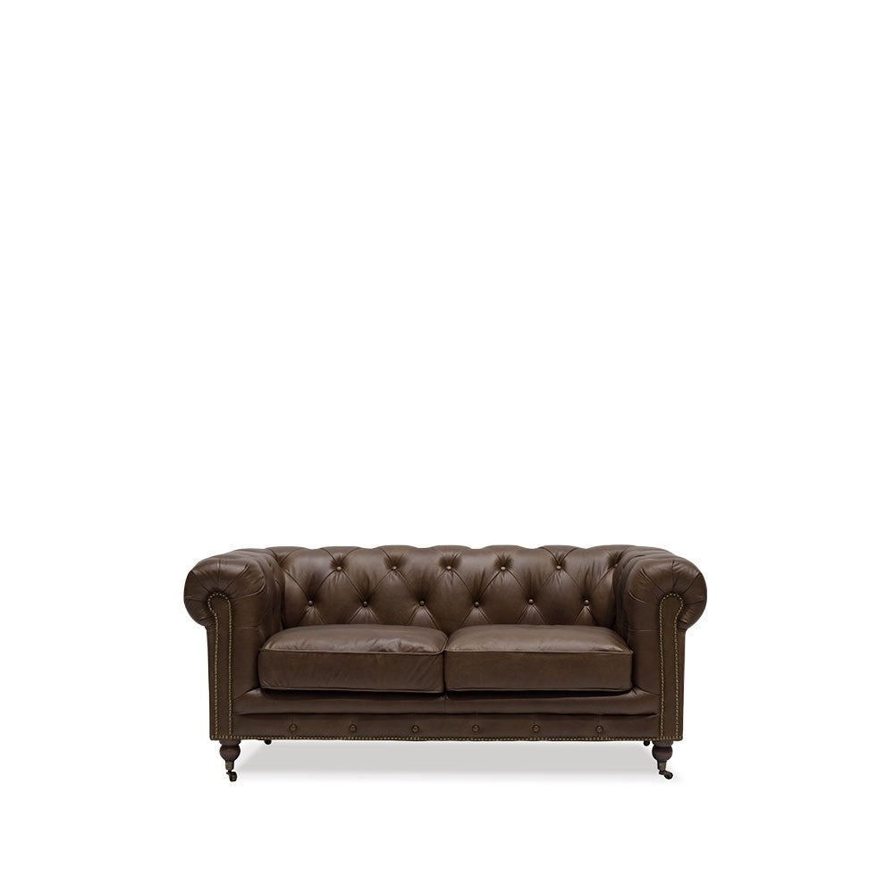 Stanhope Chesterfield 2 seater Sofa- Nutmeg