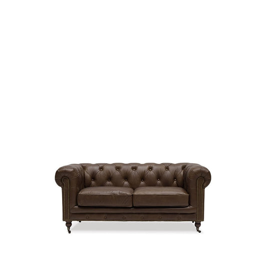 Stanhope Chesterfield 2 seater Sofa- Nutmeg