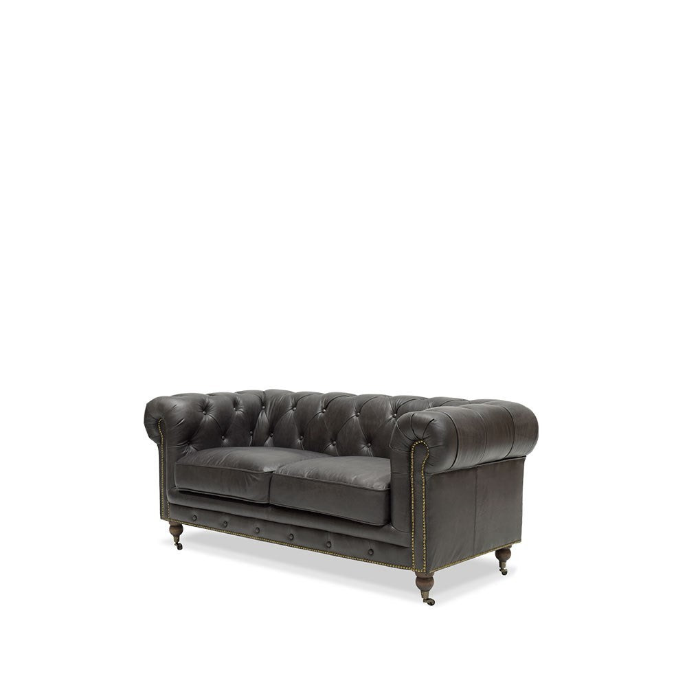 Stanhope Chesterfield 2 seater Sofa- Onyx