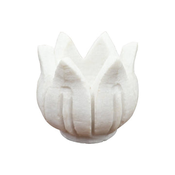 Original Marble Lotus Flower Tea Light Holder