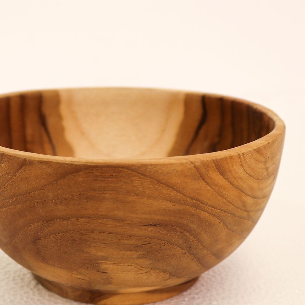 Teak Round Bowl - Small