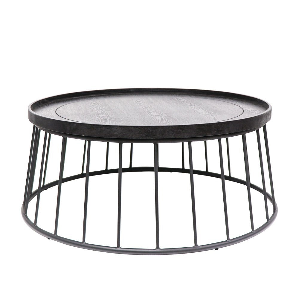 Reid Round Coffee Table - Black