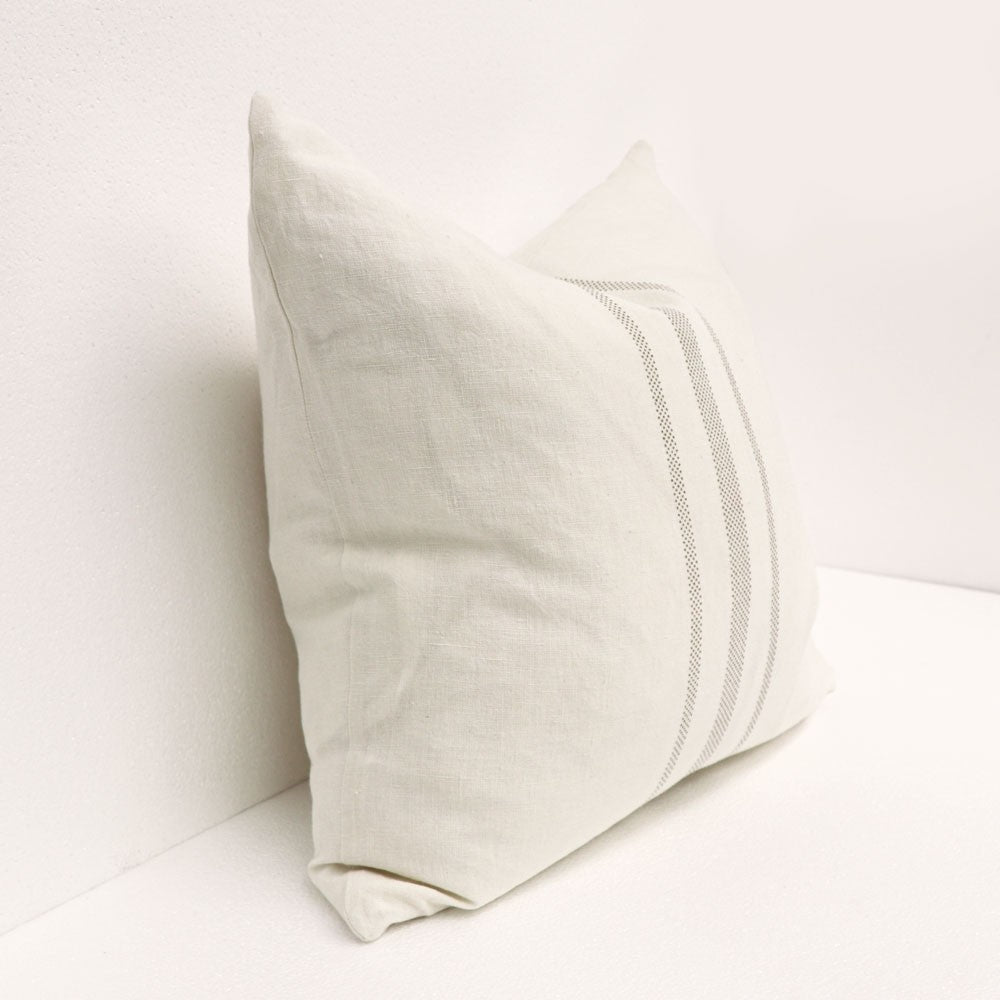 Anya Cushion - White Strip