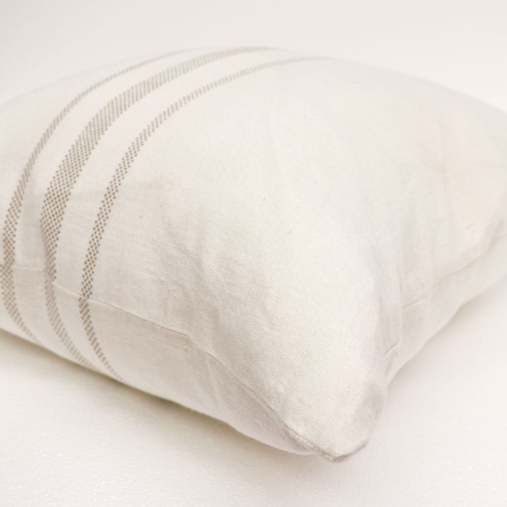 Anya Cushion - White Strip